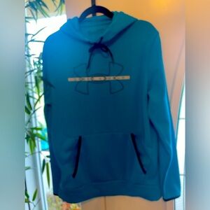 Brilliant Women’s Under Armour, turquoise sweatshirt, size medium